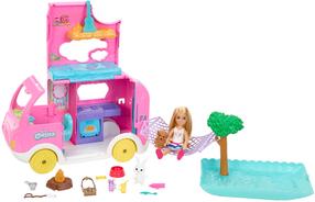Lėlė Mattel Barbie Chelsea Camper HNH90, 12 cm, įvairių spalvų
