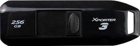 USB atmintinė Patriot Xporter 3, juoda sp., 256 GB