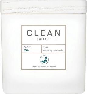 Küünal, lõhna Clean Space Rain, 227 g, valge v.