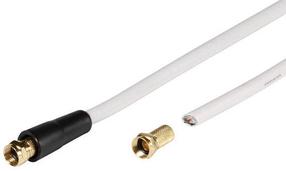 Vads Vivanco Receiver Connection Cable 44061 Coax F, Nėra, 20 m, balta krās.