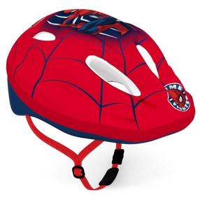 Dviratininkų šalmas vaikams Disney Spider Man, mėlyna sp./raudona sp., 52-56 cm