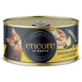 Kassi märgtoit Encore In Broth, kanaliha/juust, 0.070 kg