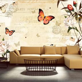 Fototapete Artgeist Melodies Of Butterflies, 70 cm x 100 cm