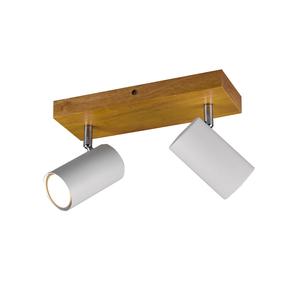 Šviestuvas lubų Trio Marley 812400231, GU10, 2 x 35 W, balta sp. / balta sp.
