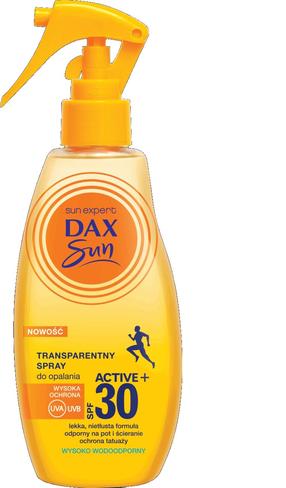 Izsmidzināms līdzeklis iedeguma kopšanai Dax Sun Active+ SPF30, 200 ml