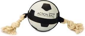Žaislas šuniui, kamuoliukas Beeztees Action Football, Ø 12.5 cm, balta sp./juoda sp., 12.5 cm