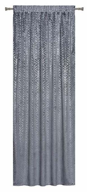 Naktinė užuolaida Splendid Placido GZ-PLACIT-140/260-SZ, pilka sp., 140 cm x 260 cm