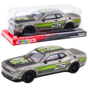  Žaislinis automobilis Lean Toys Racing Power Racer 22955, sidabro sp./žalia sp.