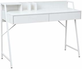 Письменный стол с ящиками Akord Furniture Factory Orix, 124 см x 48 см, 91.5 см, белый цв.