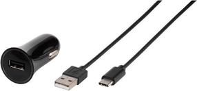 Автомобильное зарядное устройство Vivanco, USB/USB-C