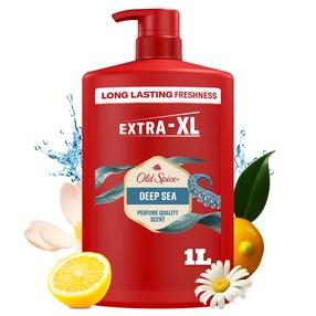 Kūno prausimosi želė vyrams Old Spice Deep Sea, 1000 ml