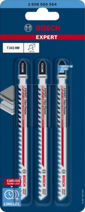 Комплект пилок Bosch EXPERT Fiber Plaster T341HM, 13.2 см, 3 шт.