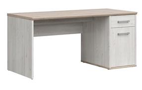 Rašomasis stalas su spintele Romance, 160 cm x 73 cm, 76 cm, ruda sp.