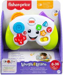Interaktyvus žaislas, žaidimų valdiklis Mattel Fisher Price Laugh & Learn, balta sp./žalia sp.
