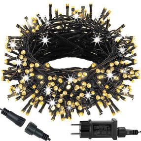 Lempučių girlianda Springos CL4082, 15 m, šiltai balta/balta sp., 300 LED