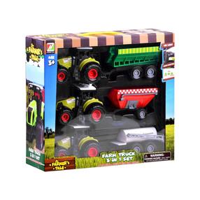  Rotaļu traktors Farm 3in1 ZA3908, daudzkrāsaina