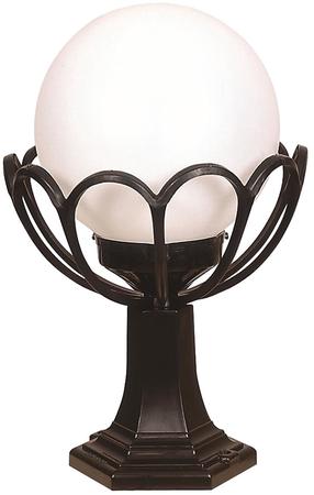 Pastatomas lauko šviestuvas Opviq BSU-68081-BSY-M7-KOP, 60W, E27, IP65, juoda sp., 30 cm x 45 cm