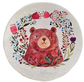 Kilimas Conceptum Hypnose Bears Garden, įvairių spalvų, 140 cm x 140 cm