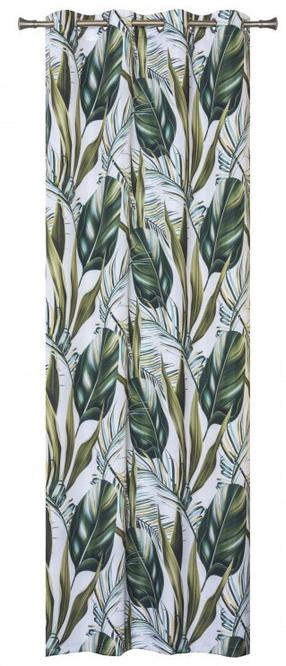 Ночная штора Splendid Fiji GZ-FIJIK-140/260-BI, белый цв./зеленый цв., 140 см x 260 см