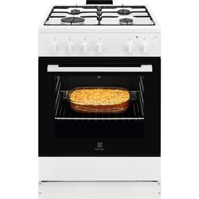 Dujinė viryklė su dujine orkaite Electrolux LKG604012W