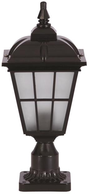 Pastatomas lauko šviestuvas Opviq BSU-68183-BSY-K, 60W, E27, IP65, juoda sp., 20 cm x 45 cm