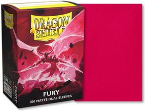 Spēļu karšu futrālis Dragon Shield Matte Dual Sleeves Fury