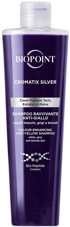 Šampūns Biopoint Cromatix SIlver Anti-Yellowing revitalising, 200 ml