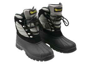 Darbo batai vyrams Geko G90544, su aulu, su pašiltinimu, juoda sp./pilka sp., 43 dydis