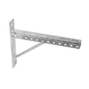 Konsole ar atbalstu Haushalt HH81304, 300x20 mm, pelēka