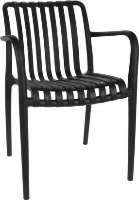 Стулья на открытом воздухе Ambiance, черный цв., 57 см x 55 см x 81 см