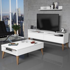 Комплект мебели для гостиной Kalune Design Best, комнатные, белый цв.