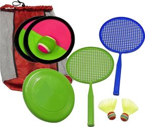 Набор спортивных игр Enero 3in1, 23 см x 23 см, многоцветный