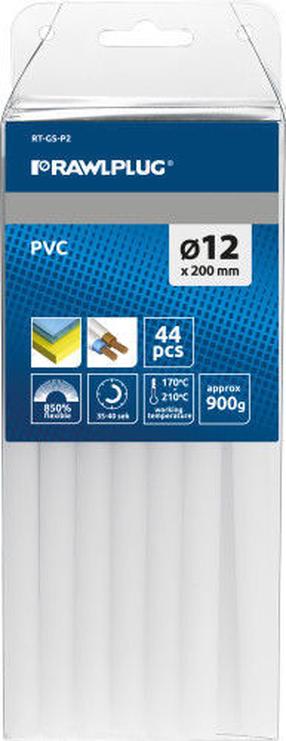 Клеевые стержни Rawlplug, 20 см x 1.2 см, белый цв., 10 шт.