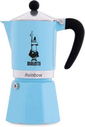 Moka kavinukas Bialetti Rainbow, žydra sp.