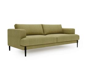 Sofa Polak Meble Deluxe, žalia sp., 210 x 92 cm x 80 cm