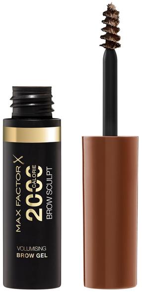 Uzacu gēls Max Factor 2000 Calorie Brow Sculpt, 4.5 ml, brūna krās. 003 brown