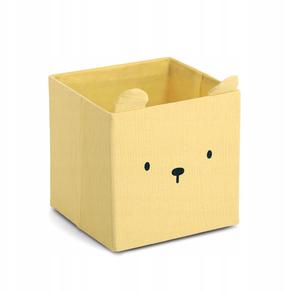 Daiktadėžė, žaislams Zeller Cozy Kids, 22 l, geltona sp., 28 x 28 x 28 cm