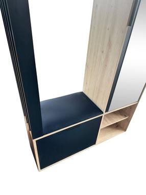 Paneel, istme jaoks Milo, 50 cm x 33 cm, must v.