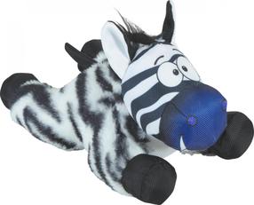Žaislas šuniui, pliušinis Zolux Friends Zebra Caleb, 35.4 cm, balta sp./juoda sp., L