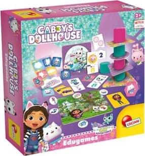 Mäng, komplekt Lisciani Gabbys Dollhouse Edugames, mitmevärviline