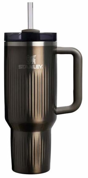 Termopudele Stanley The Quencher H2.0 Fluted Tumbler, 1.18 l, gunmetal shine krās.