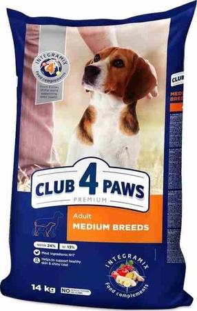 Сухой корм для собак Club 4 Paws, курица, 14 кг