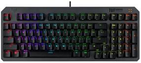 Vadu spēļu tastatūra Asus TUF Gaming K3 GEN II 90MP0390-BKUA01, Angļu (US), melna krās.