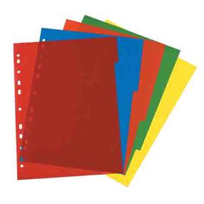 Atdalīšanas ierīces Herlitz 5950407, 5 gab., daudzkrāsaina