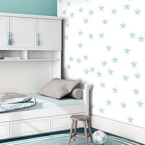 Tapetes Artgeist Stars - Aquamarine WSR10M676, 1000 cm x 1000 cm