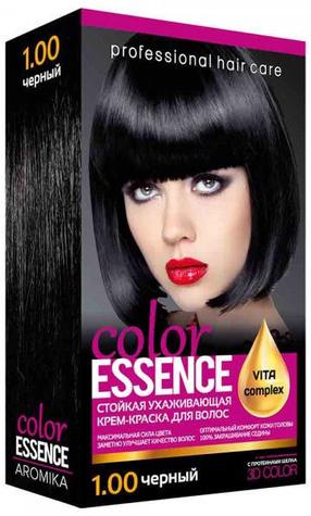 Plaukų dažai Aromat Color Essence, juoda sp., Black Aromat 1, 70 ml