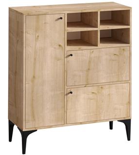 Spintelė Kalune Design Ewa, ąžuolo sp., 35 cm x 100 cm x 125 cm