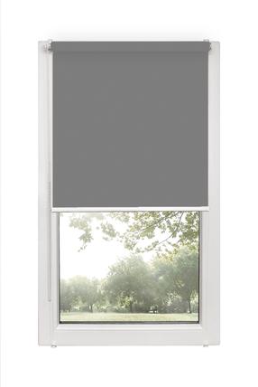 Ritininė užuolaida Mini, pilka sp./sidabro sp. išorė, 65 cm x 150 cm