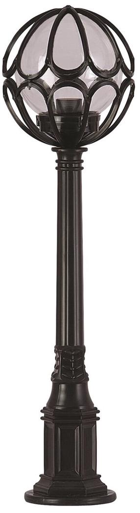 Pastatomas lauko šviestuvas Opviq BSU-68081-BSY-M3-B, 60W, E27, IP65, juoda sp., 23 cm x 95 cm