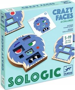 Galda spēle Djeco Sologic Crazy Faces DJ08591